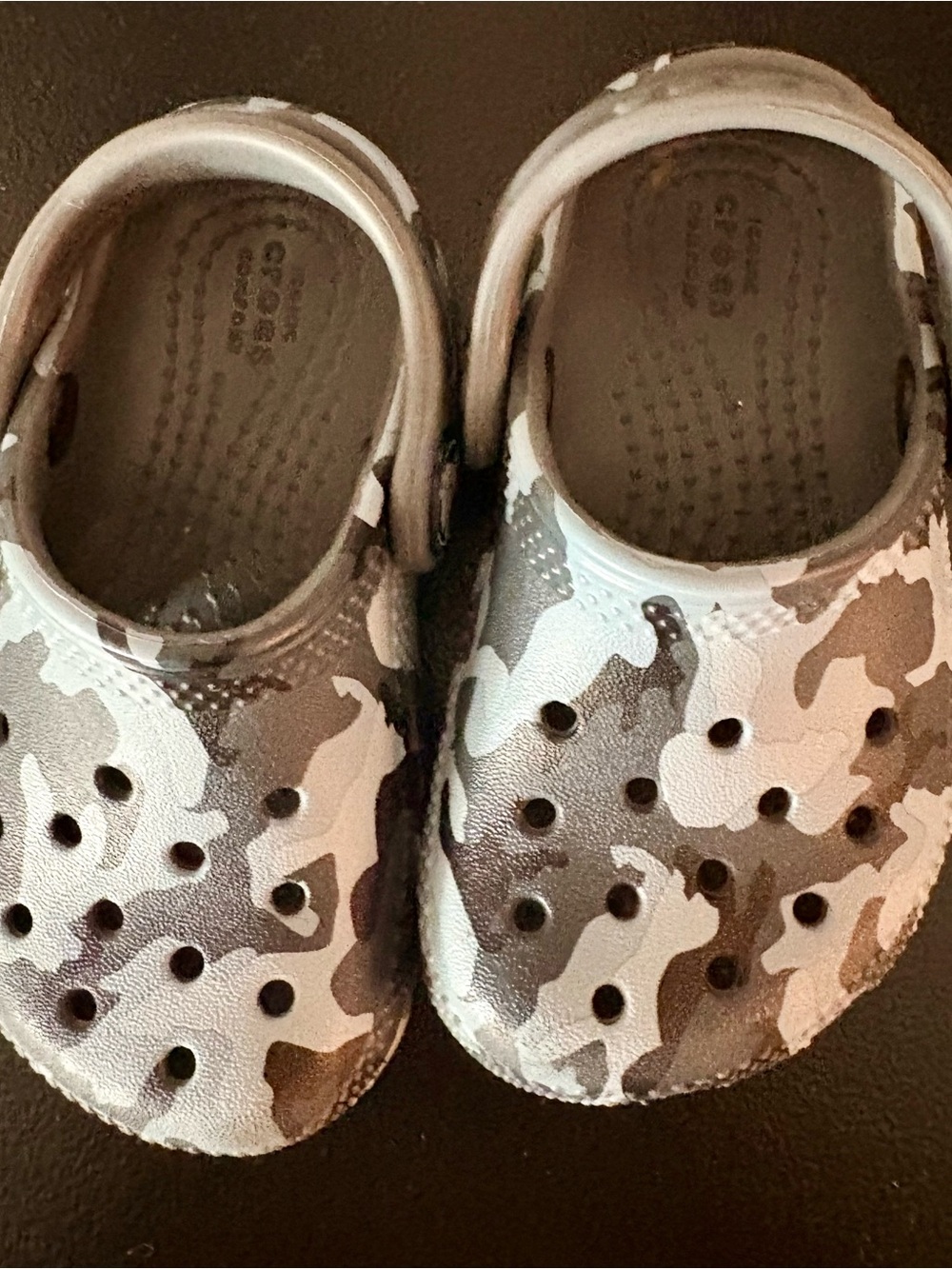 CROCS Kids Camo Clog - Gray